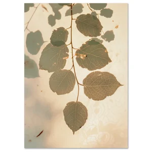 Leaf wall art