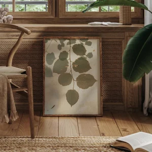 Leaf wall art prints