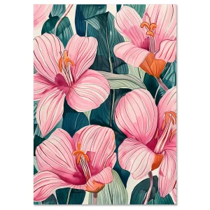Floral wall art