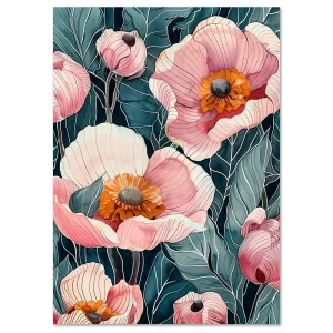 Floral wall art