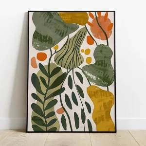 Leaf wall art prints