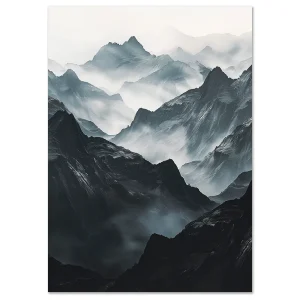 Mountains wall art