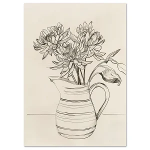 Floral wall art