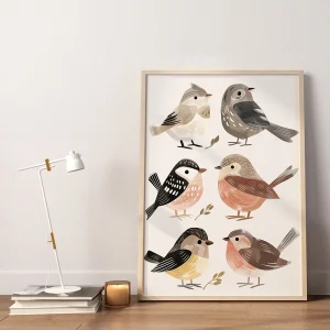 Bird wall art prints