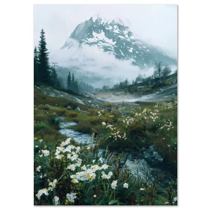 Mountains wall art