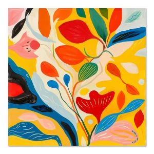 Floral wall art