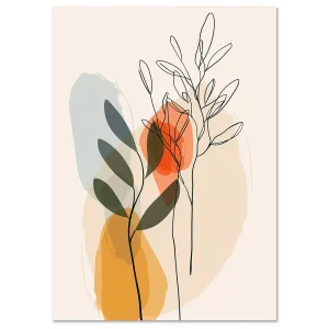 Line wall art