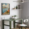 Travel magnetic art prints