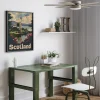 Travel magnetic art prints