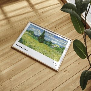 Van Gogh Green Field wall art prints