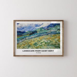 Van Gogh Landscape From Saint Remy wall art