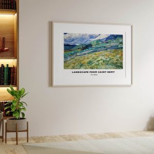 Van Gogh Landscape From Saint Remy wall art prints