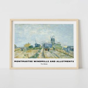 Van Gogh Montmartre Windmills And Allotments wall art