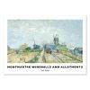 Van Gogh Montmartre Windmills And Allotments large wall art