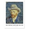 Van Gogh Self Portrait With Grey Felt Hat large wall art