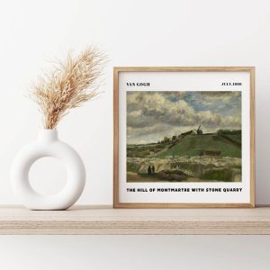 Van Gogh The Hill Of Montmartre With Stone Quarry wall art