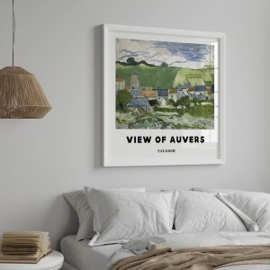 Van Gogh View Of Auvers wall art prints