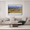 Van Gogh Wheatfields With Reaper Auvers canvas prints