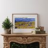 Van Gogh Wheatfields With Reaper Auvers magnetic art prints