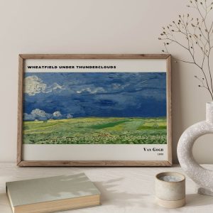 Van Gogh Wheatfield Under Thunderclouds wall art