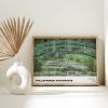 Claude Monet The Japanese Footbridge wall art