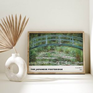 Claude Monet The Japanese Footbridge wall art