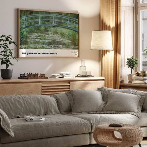 Claude Monet The Japanese Footbridge wall art prints
