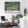 Claude Monet The Japanese Footbridge canvas prints