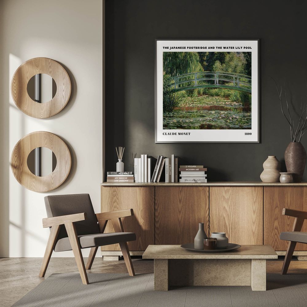 Claude Monet The Japanese Footbridge And The Water Lily Pool magnetic art prints