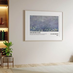 Claude Monet The Water Lilies wall art prints
