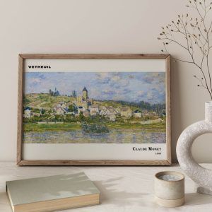 Claude Monet Vetheuil wall art