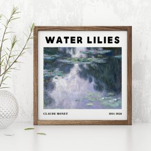 Claude Monet Water Lilies wall art