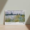 Claude Monet Flowers On The Banks Of Seine Near Vetheuil wall art