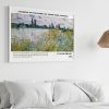 Claude Monet Flowers On The Banks Of Seine Near Vetheuil poster prints