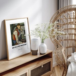 Paul Cezanne Boy In A Red Waistcoat wall art prints
