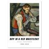 Paul Cezanne Boy In A Red Waistcoat large wall art