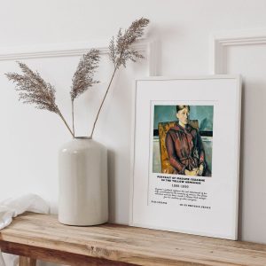 Paul Cezanne Portrait Of Madame Cezanne In The Yellow Armchair wall art prints
