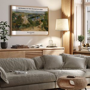 Paul Gauguin Entrance To The Village Of Osny wall art prints