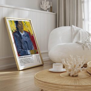 Paul Gauguin Woman With A Flower wall art prints