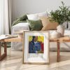 Paul Gauguin Woman With A Flower magnetic art prints