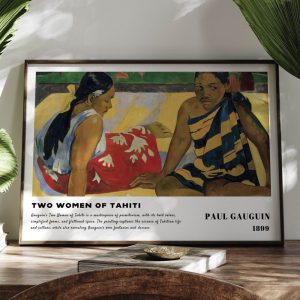 Paul Gauguin Two Women Of Tahiti wall art