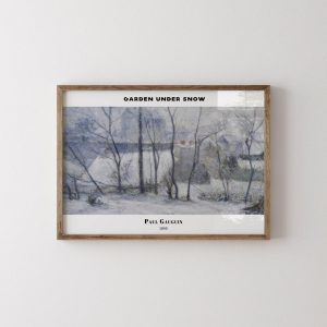 Paul Gauguin Garden Under Snow wall art
