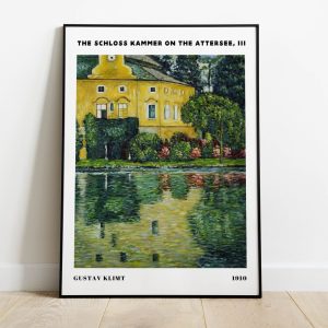 Gustav Klimt The Schloss Kammer On The Attersee Iii wall art