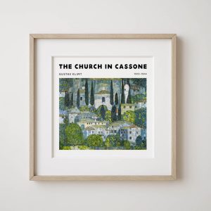 Gustav Klimt The Church In Cassone wall art