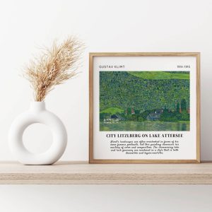 Gustav Klimt City Litzlberg On Lake Attersee wall art