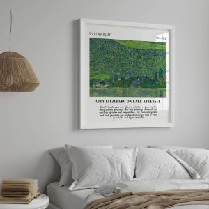 Gustav Klimt City Litzlberg On Lake Attersee wall art prints