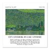 Gustav Klimt City Litzlberg On Lake Attersee large wall art