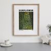 Gustav Klimt Sunflower magnetic art prints