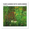 Gustav Klimt Farm Garden With Sunflowers large wall art