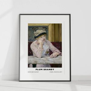 Edouard Manet Plum Brandy wall art